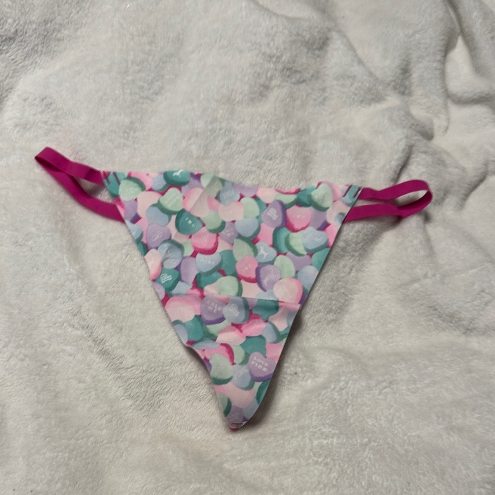 PINK Victoria's Secret Pastel Heart Kids Bib